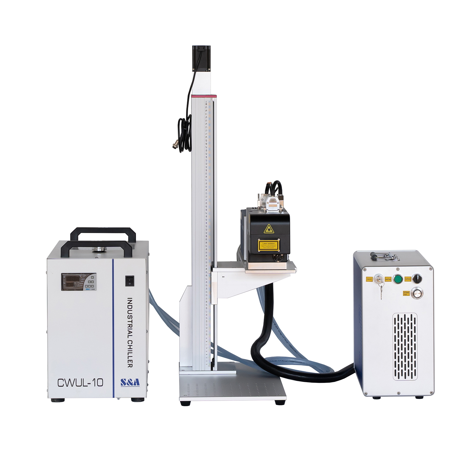 Dynamic Focus 3D 3W 5W 10W 15W JPT Huaray UV Marcação a Laser Máquina de Corte e Gravação