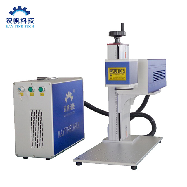 Máquina de marcação a laser de tubo de metal RF portátil RF CO2 30W 60W